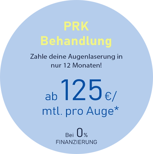 Buttongrafik - PRK Behandlung Preis